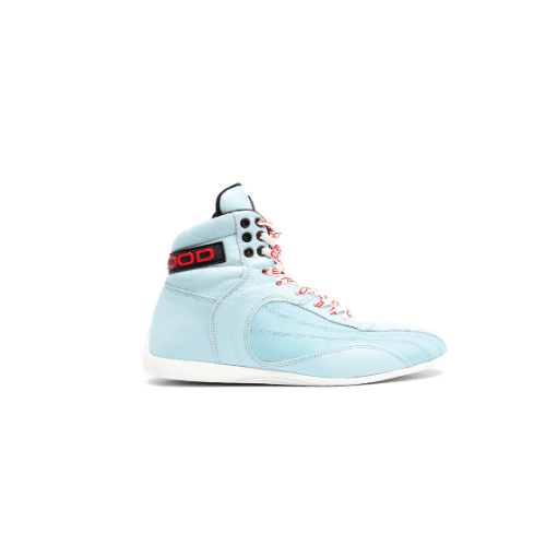 Zapatillas Cuero Celeste